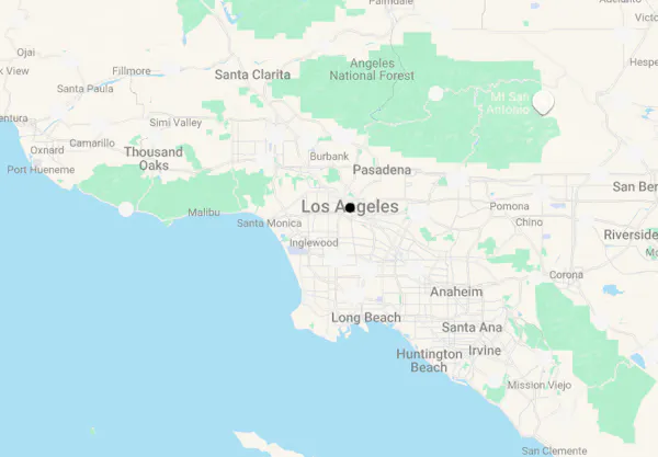 Karte 6 Tage Los Angeles Entdecken