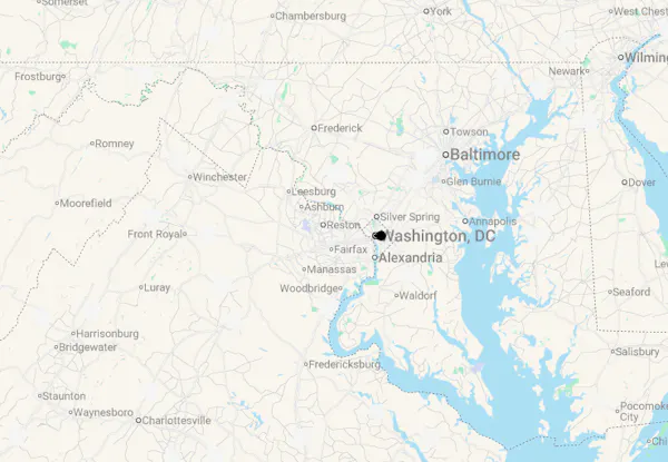 Karte 6 Tage Washington, DC - Die Hauptstadt der USA entdecken