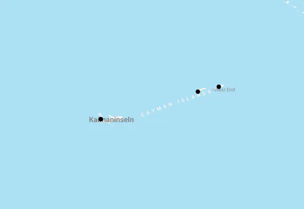 Karte 14 Tage Cayman Islands - Ein karibischer Traum