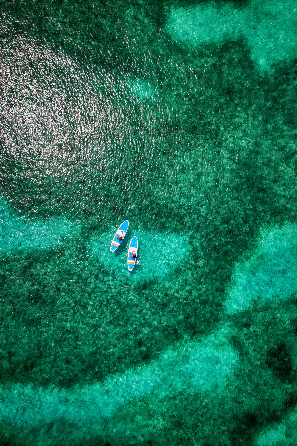 009 JTB Digital Negril Paddle boarding aerial