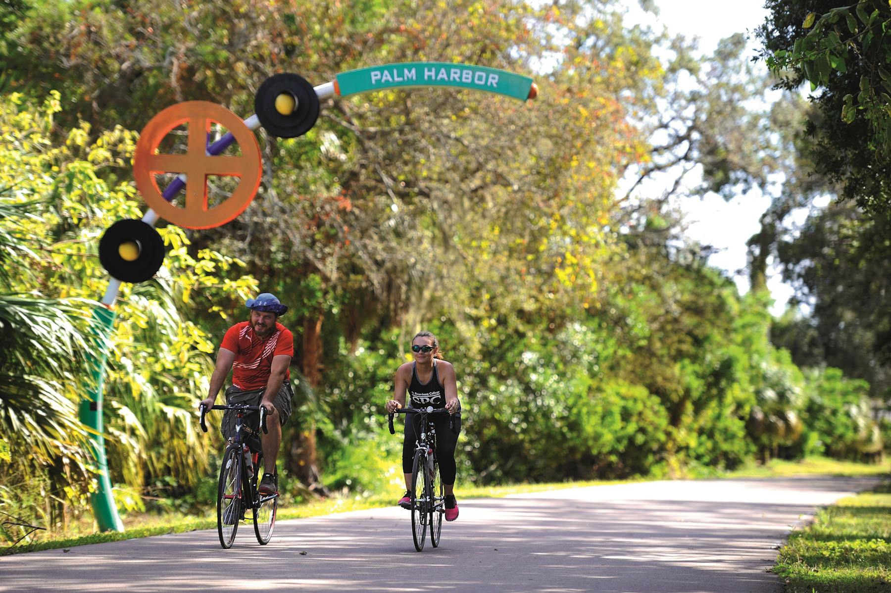 Biking the Pinellas Trail Palm Harbor jpg