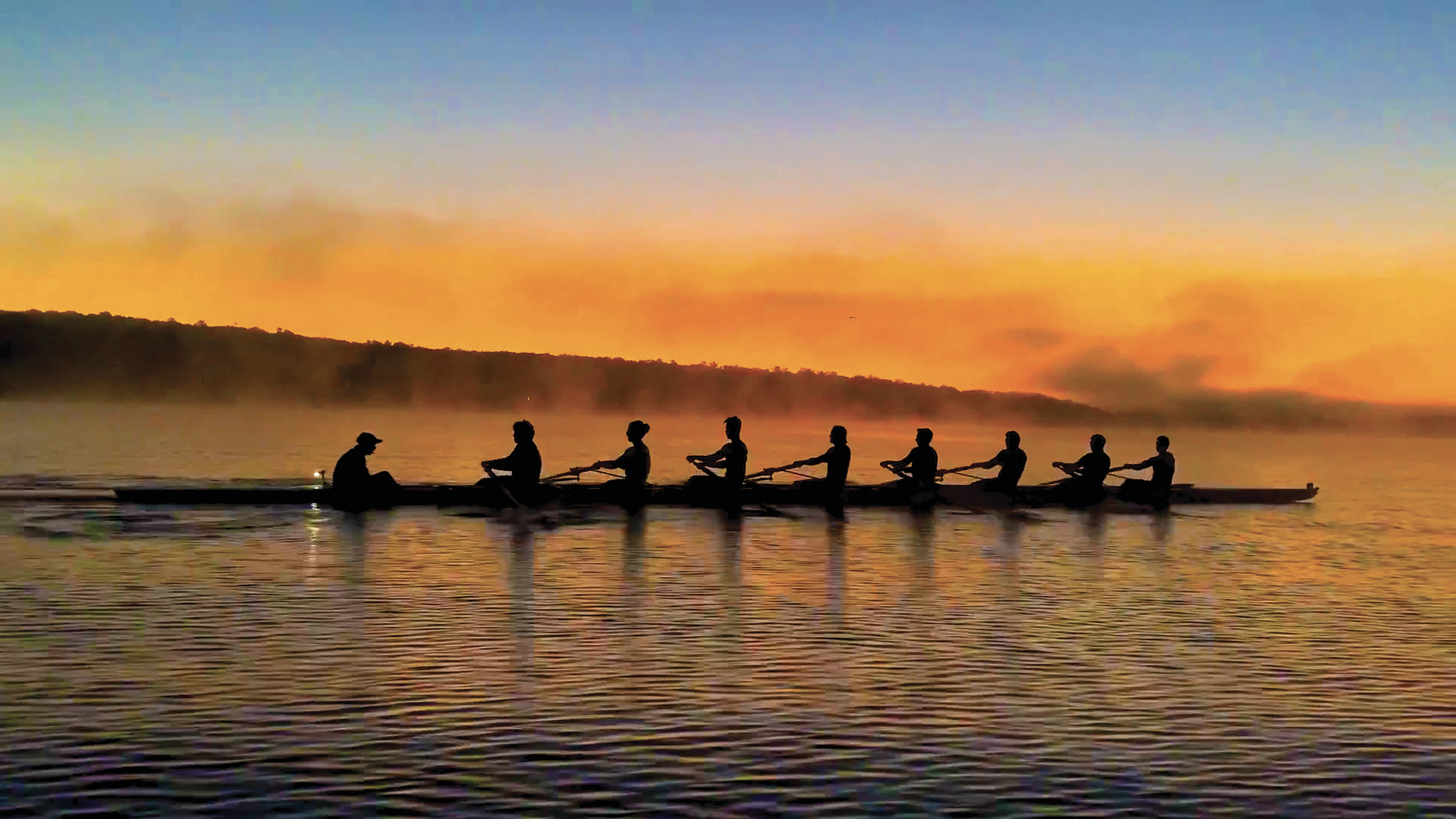 Drachenboot sunset