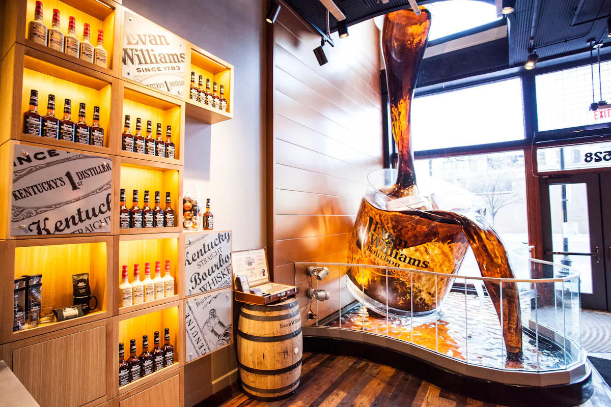 Evan Williams Bourbon Experience Fountain