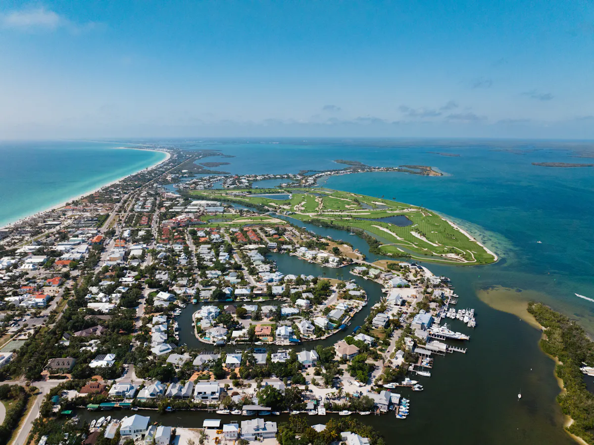 Fort Myers Islands Beaches and Neighborhoods Gasparilla Coast Town Bay and Golf Course