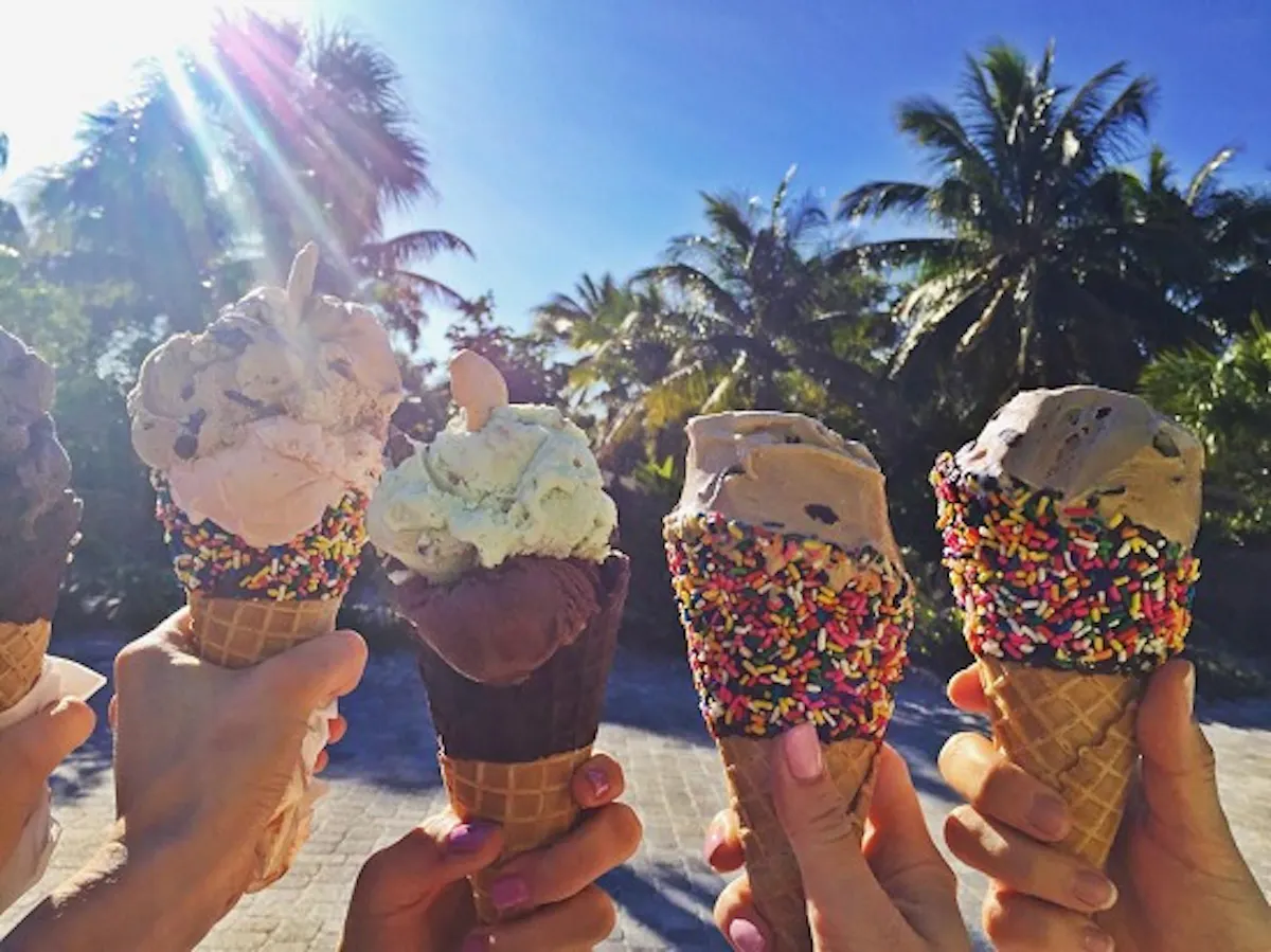 Fort Myers Islands Beaches and Neighborhoods Ice cream on the beach