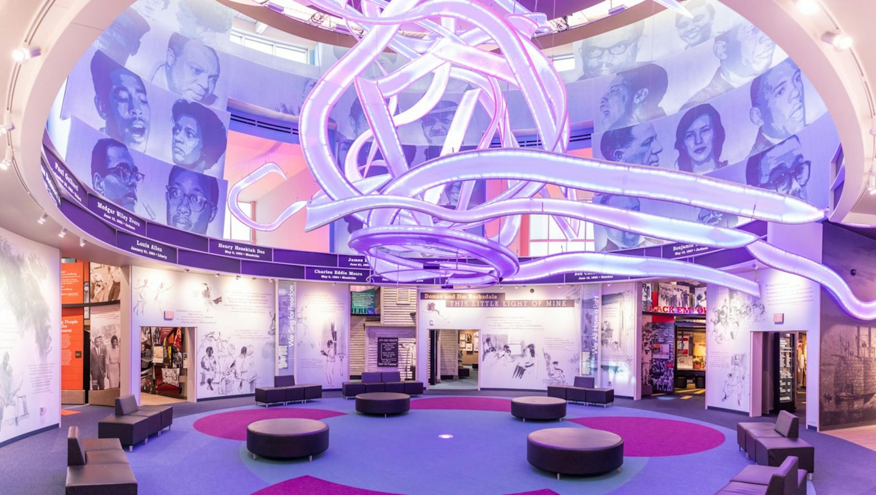 Gross 20190905 mississippi civil rights museum light of mine installation 45 Pano 1