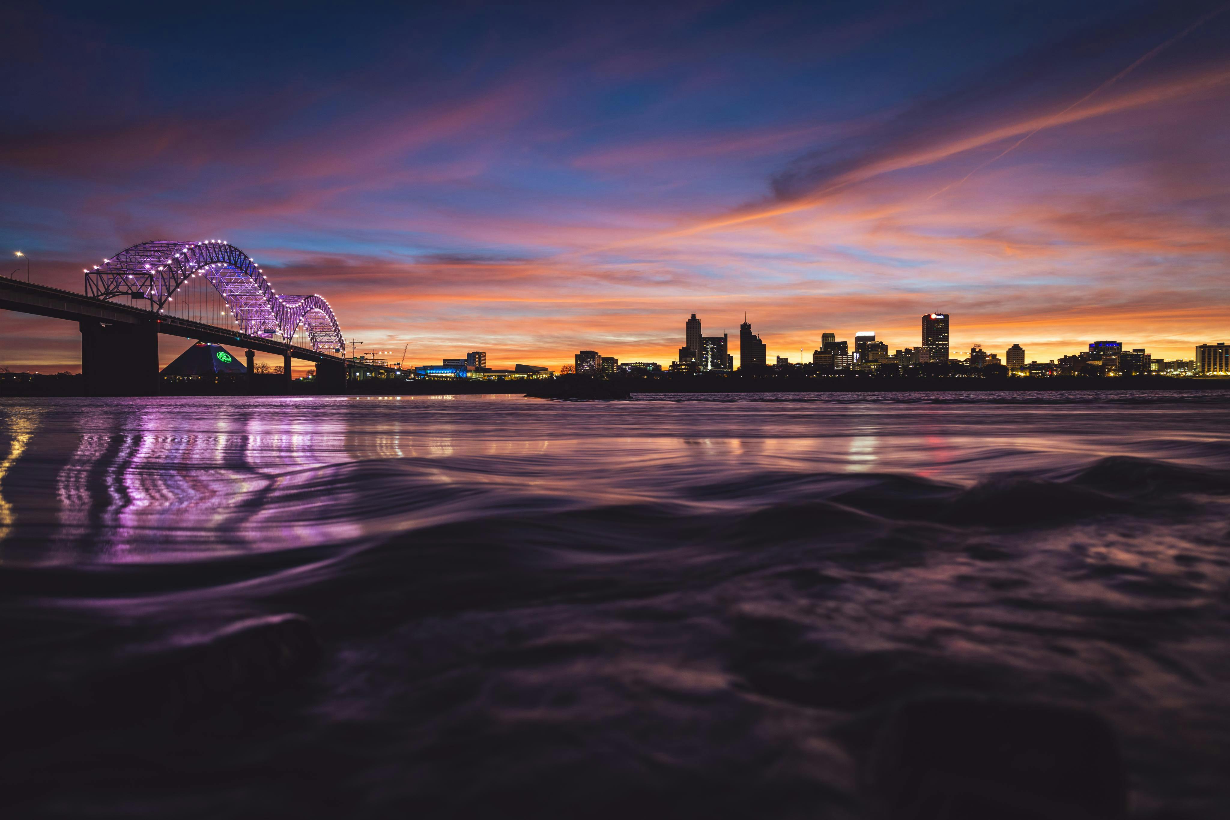 Memphis Skyline at Sunset Adarryll Jackson Sr 2