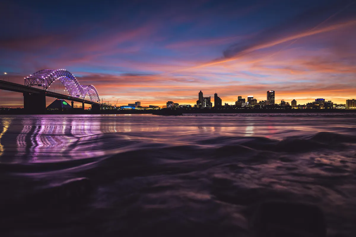 Memphis Skyline at Sunset Adarryll Jackson Sr 2