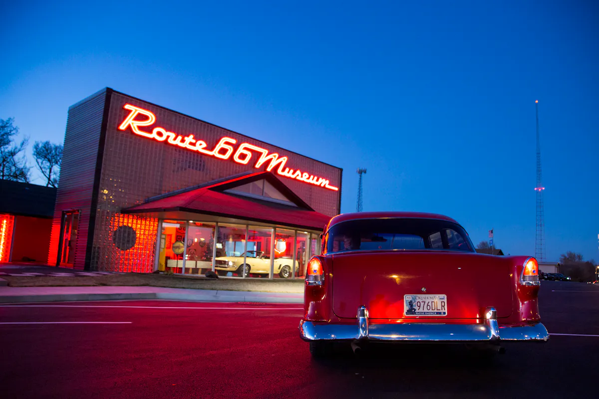 Oklahoma Route 66 Museum in Clinton ld 3097