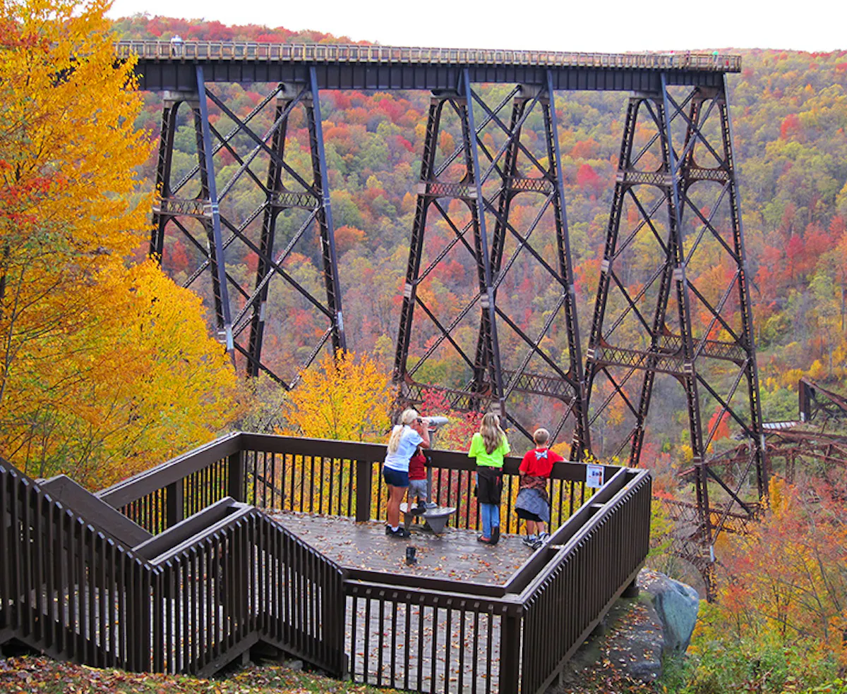 PA Allegheny ANFVB Kinzua Sky Walk Fall Mt.Jewett PA VisitANF.com MOBILE GALLERY