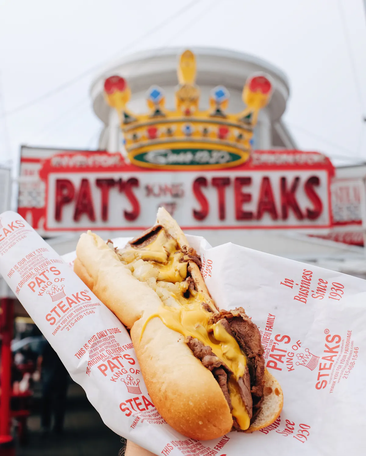 Pats King of Steaks photo credit K Huff for PHLCVB