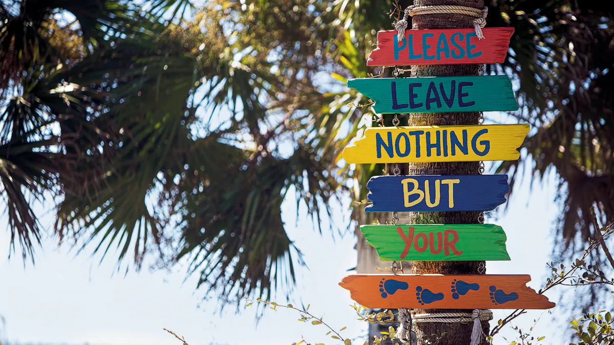 Please Leave Nothing But Your Footprints Indian Rocks Beach NPCC