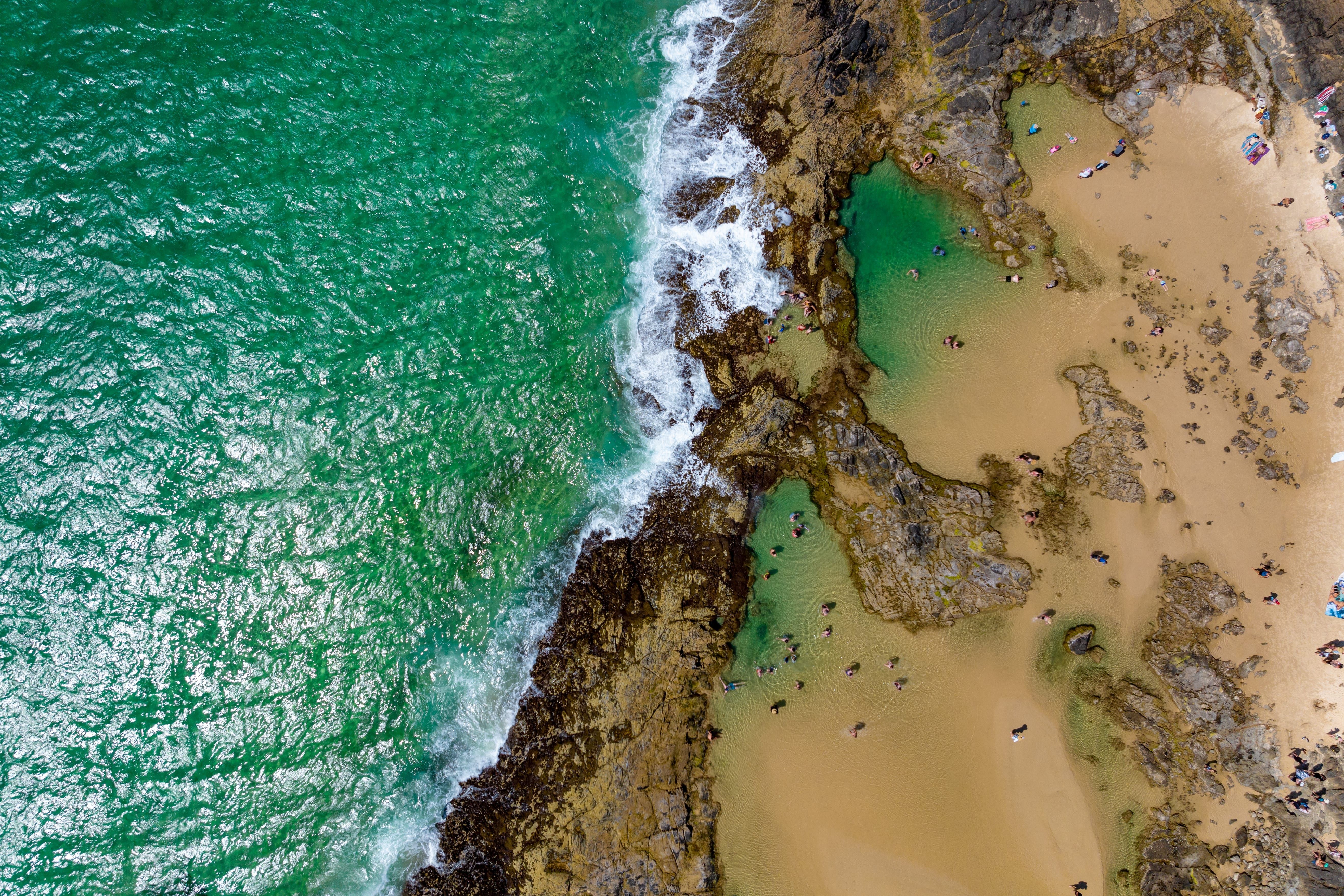 QLD Fraser Island champagne pools Photocredit Tourism Australia2