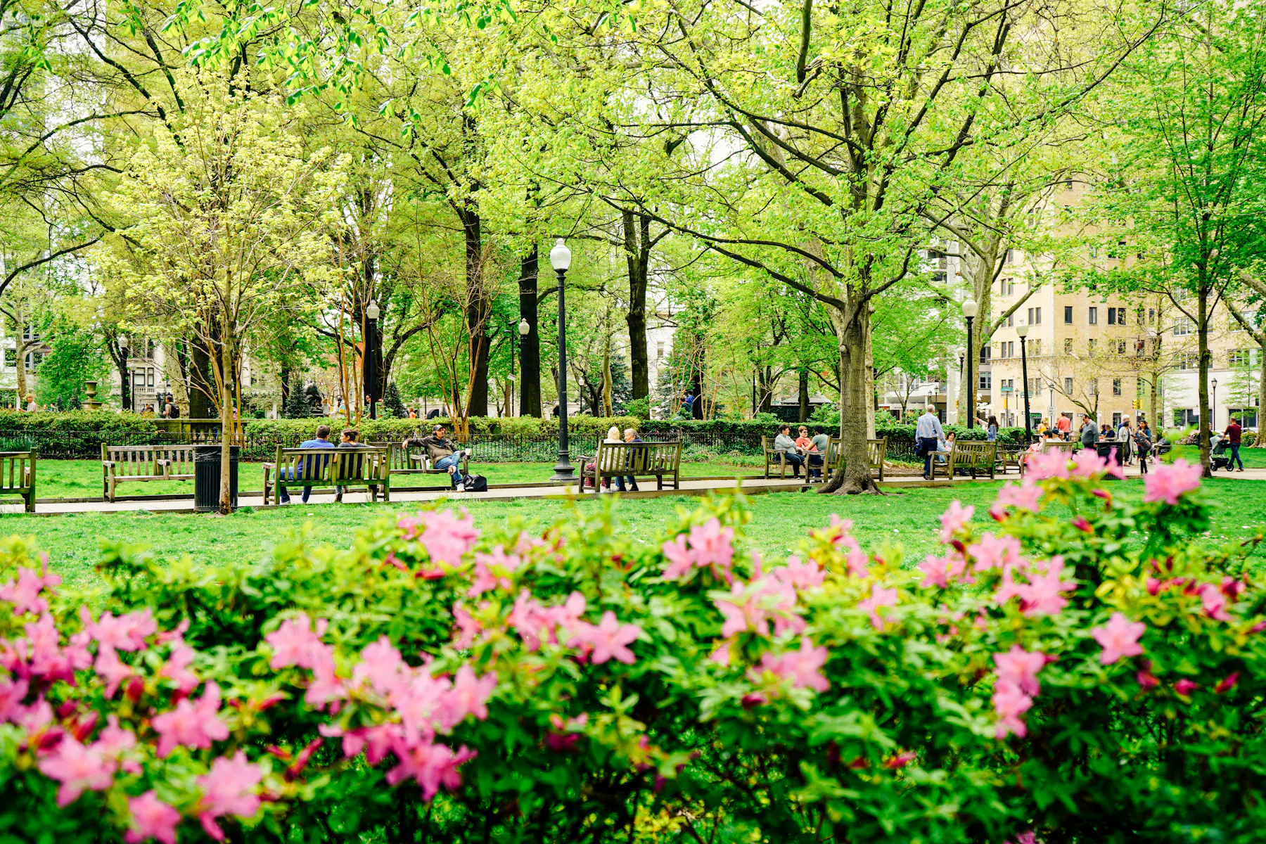 Rittenhouse Square photo by Kyle Huff for PHLCVB