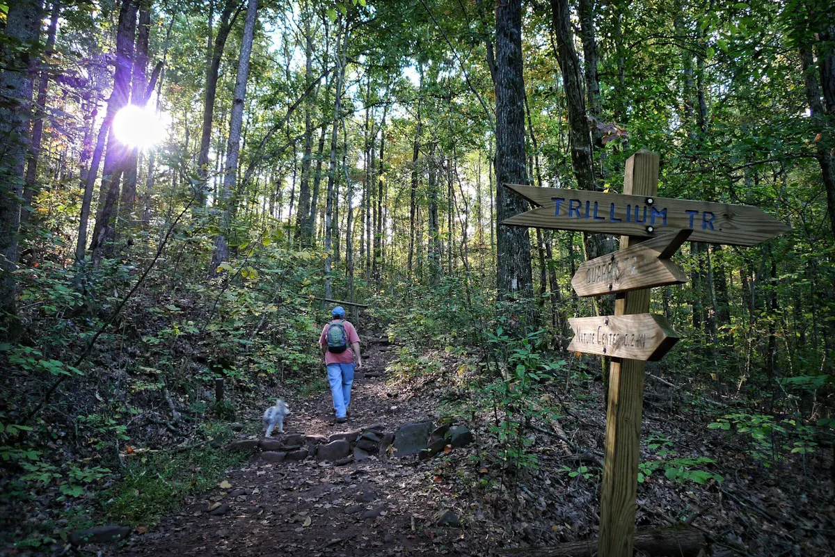 Ruffner Mountain Hiker and dog3