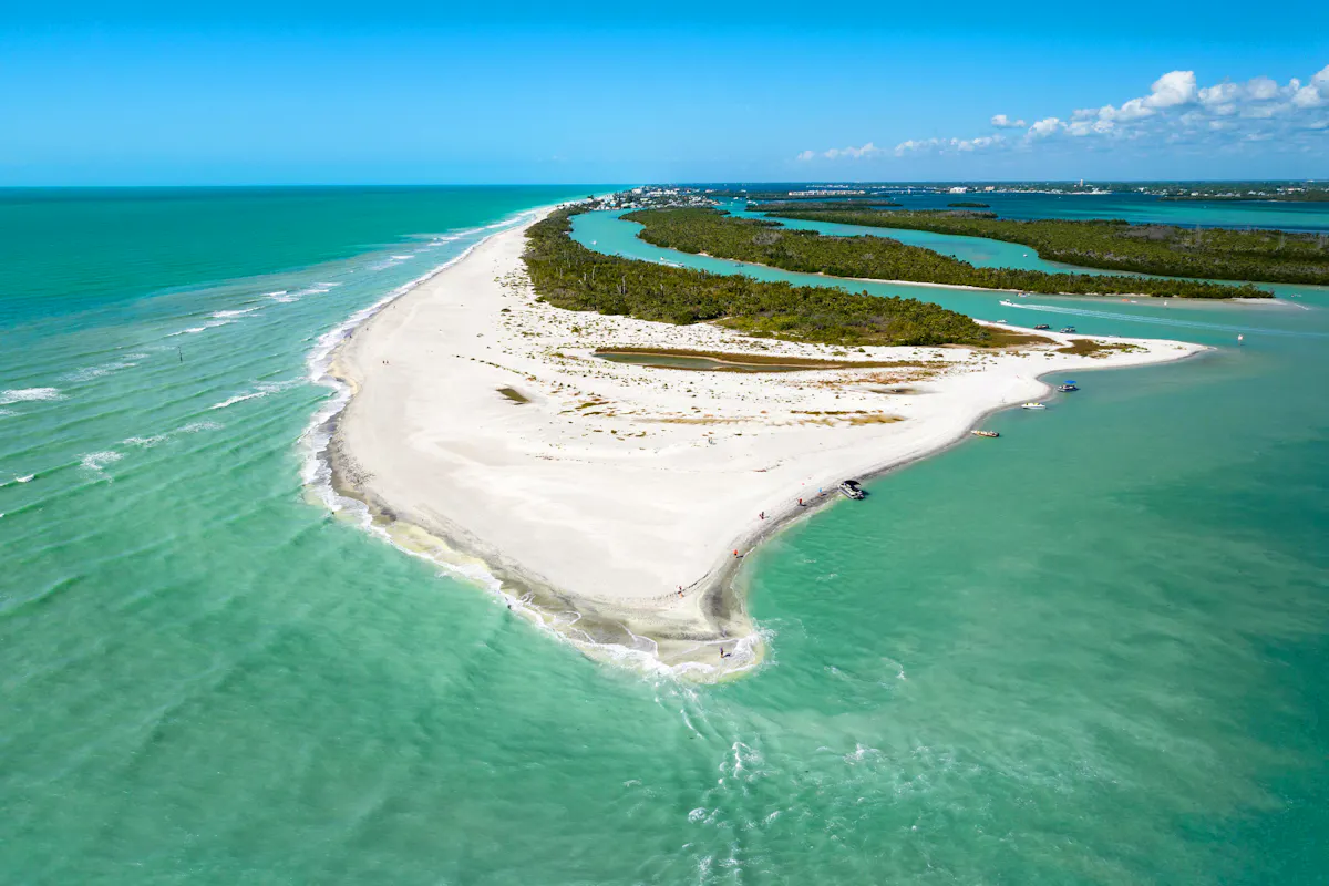 Stump Pass Beach State Park Shoreline From Above 1 2024 2