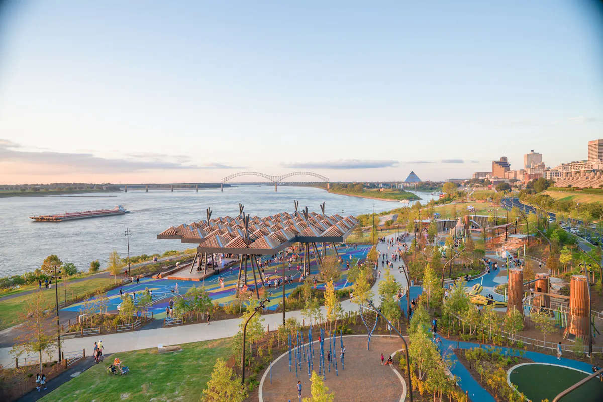 Tom Lee Park and Skyline JulianHarper