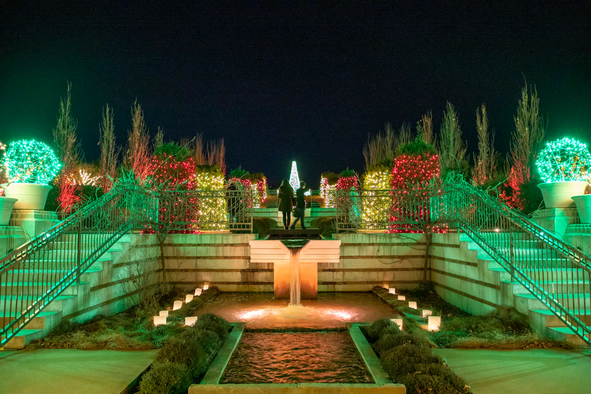 Tulsa Botanic Gardens Light Display LD 1979