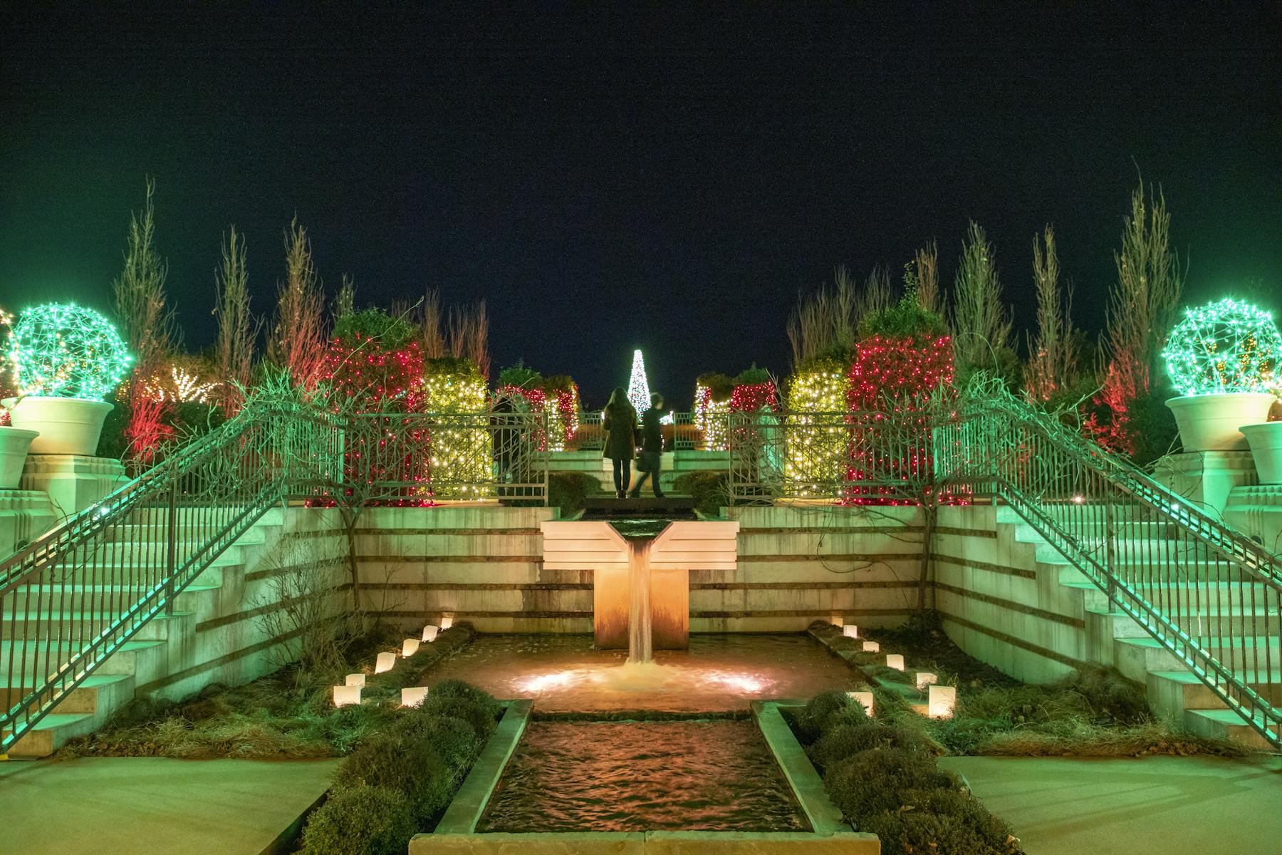 Tulsa Botanic Gardens Light Display LD 1979