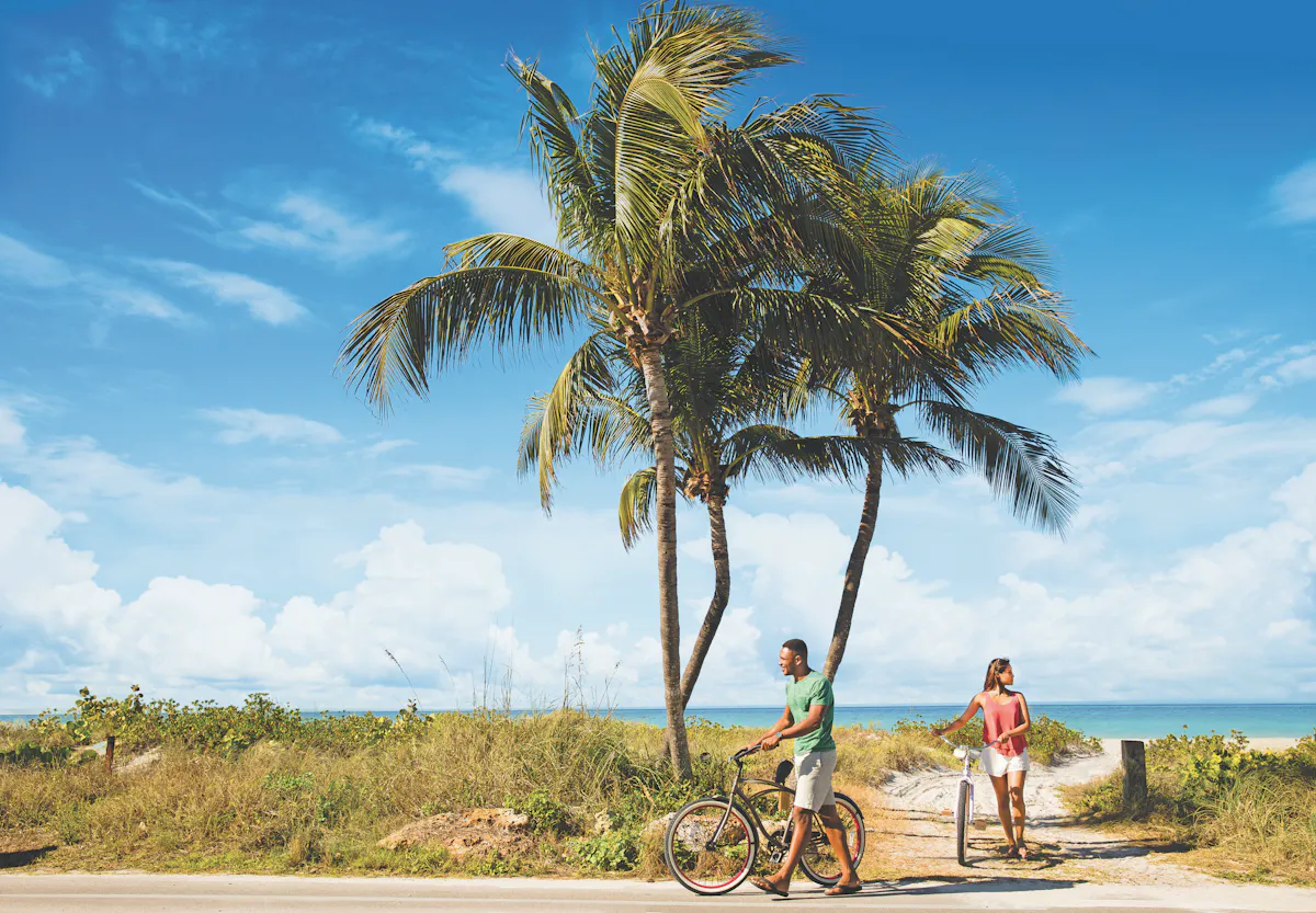biking