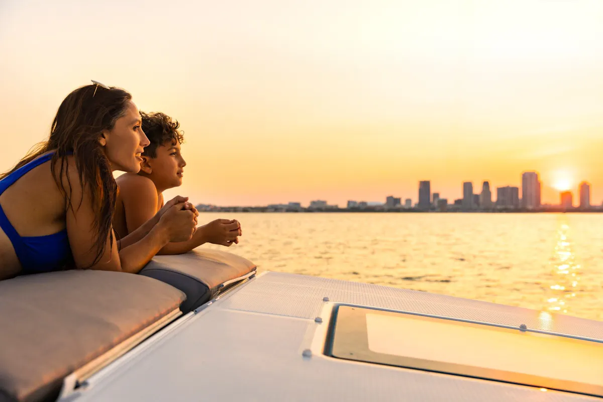 st pete boat sunset compressed
