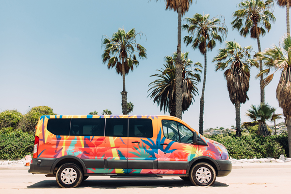 Escape Campervans USA Big Sur Pause am Strand