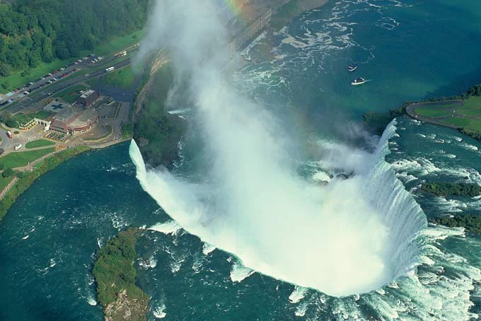 Die Niagarafälle aus der Vogelperspektive