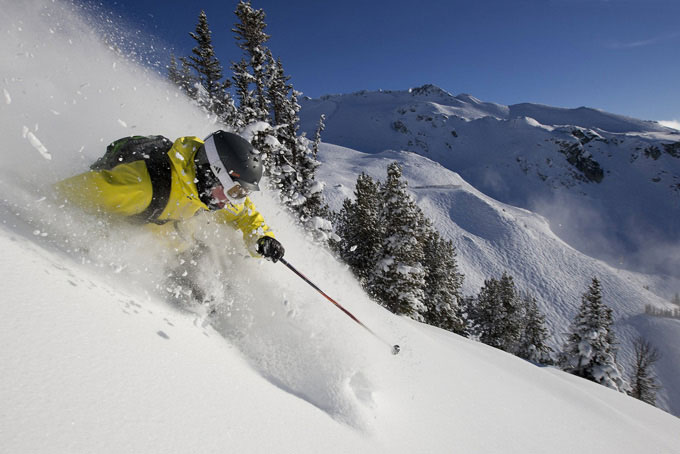 Skifahrer in Whistler/ Paul Morrison