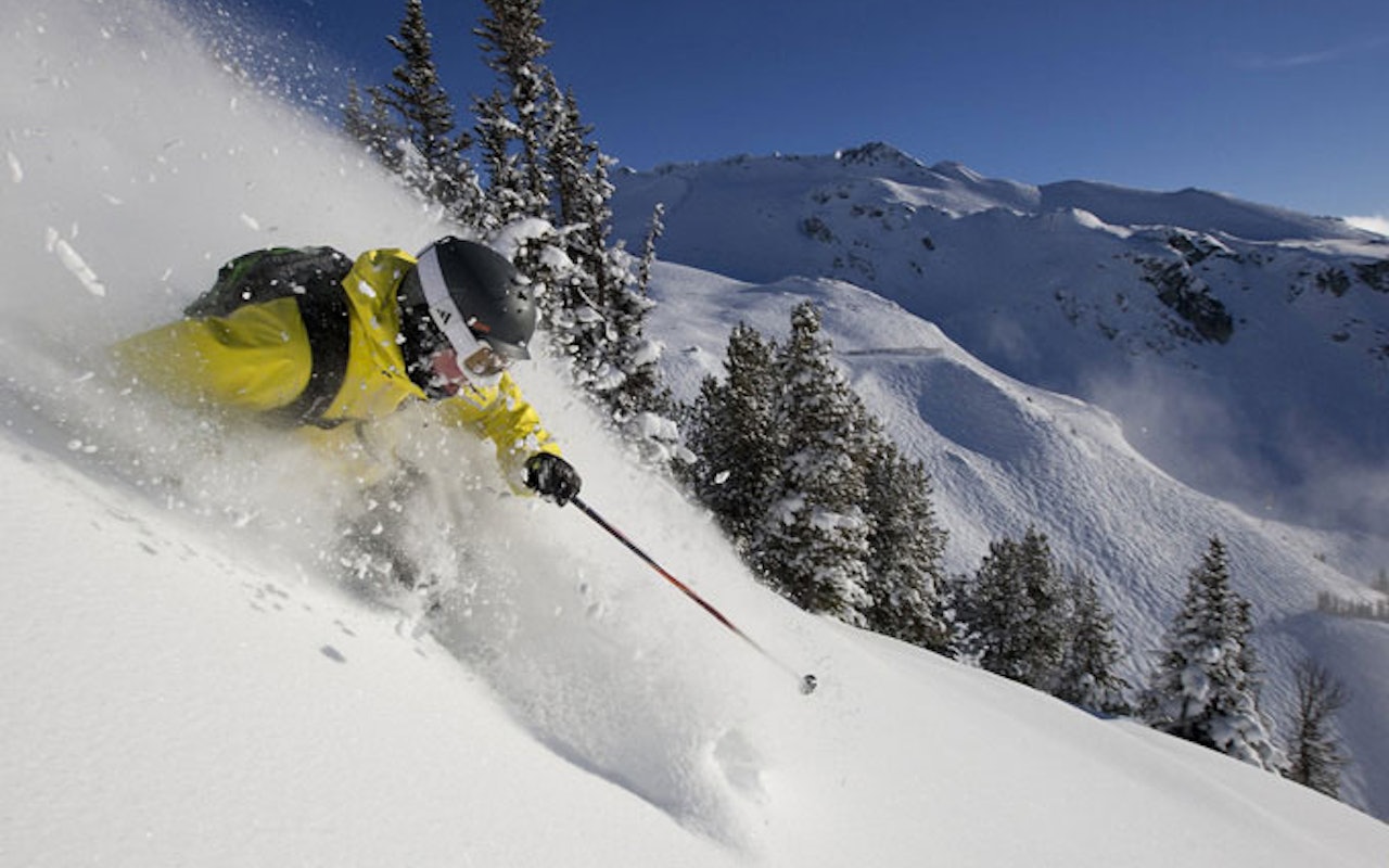 Skifahrer in Whistler/ Paul Morrison
