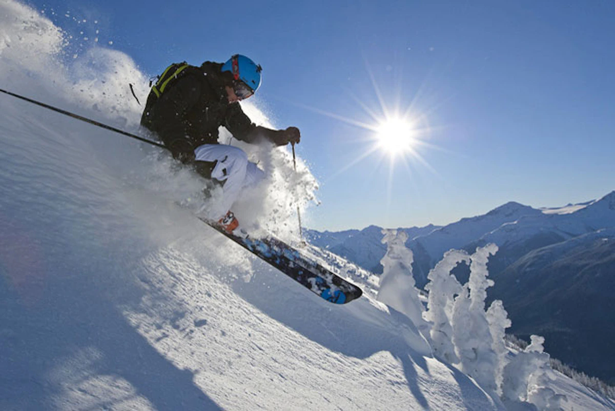 Skifahrer in Whistler/ Paul Morrison