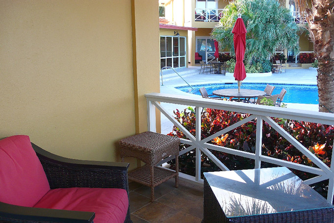 HotelBahamasAugusta Bay Balkon