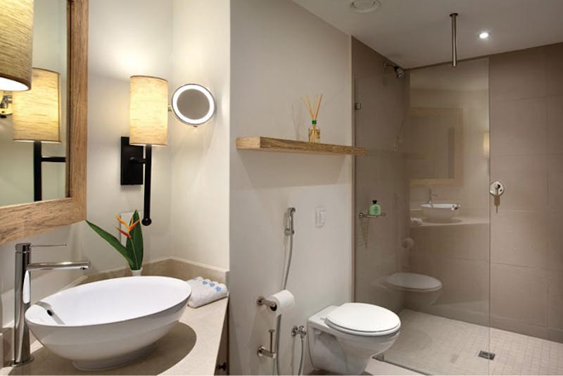 SeychellenMahe Kempinski Badezimmer