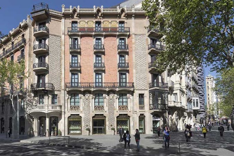 SpanienBarcelonaMonumentHotelFassade