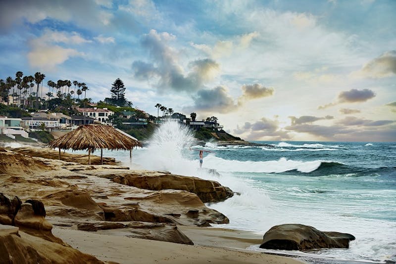 CaliforniaSanDiego Beach Webbild