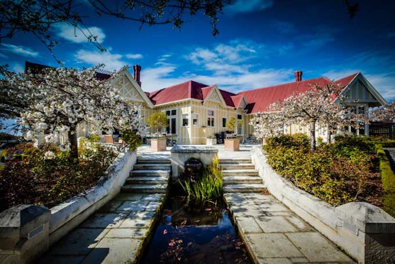 HotelNeuseelandPen y bryn LodgeSteingarten