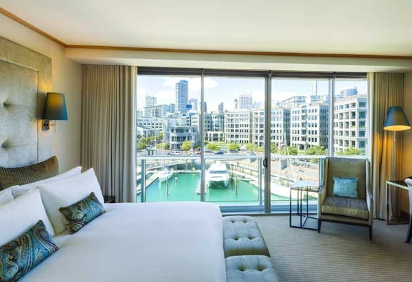 HotelNeuseelandSofitel AucklandSicht Zimmer Luxury Marina 
