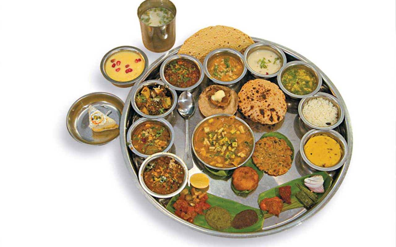 Indisches Essen - Thali
