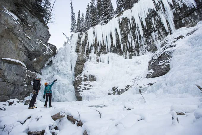 AlbertaWinter ice climbing