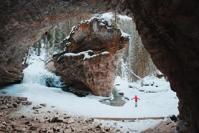 AlbertaWinter Hikes Johnson Canyon