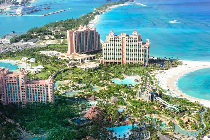 BahamasNassau Atlantis von oben