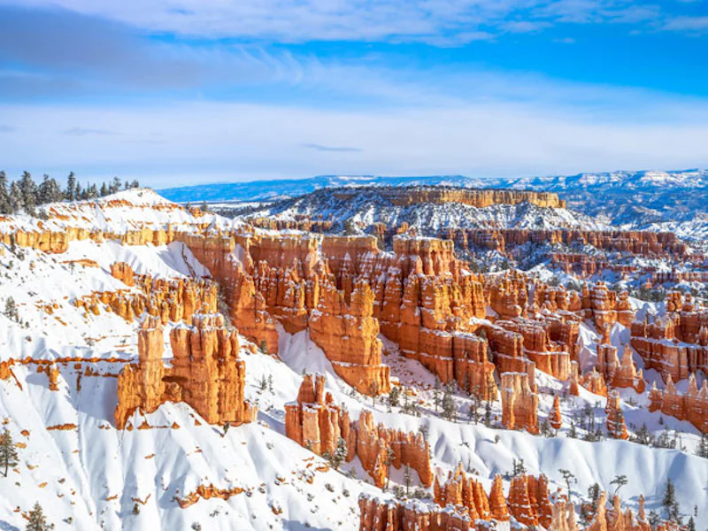 Utahsnow in bryce