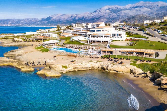 HotelGriechenlandAbaton Island Resort KretaAussen mit Strand 1