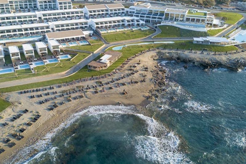 HotelGriechenlandAbaton Island Resort KretaAussen mit Strand 2