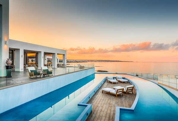 HotelGriechenlandAbaton Island Resort KretaTerrasse mit Pool