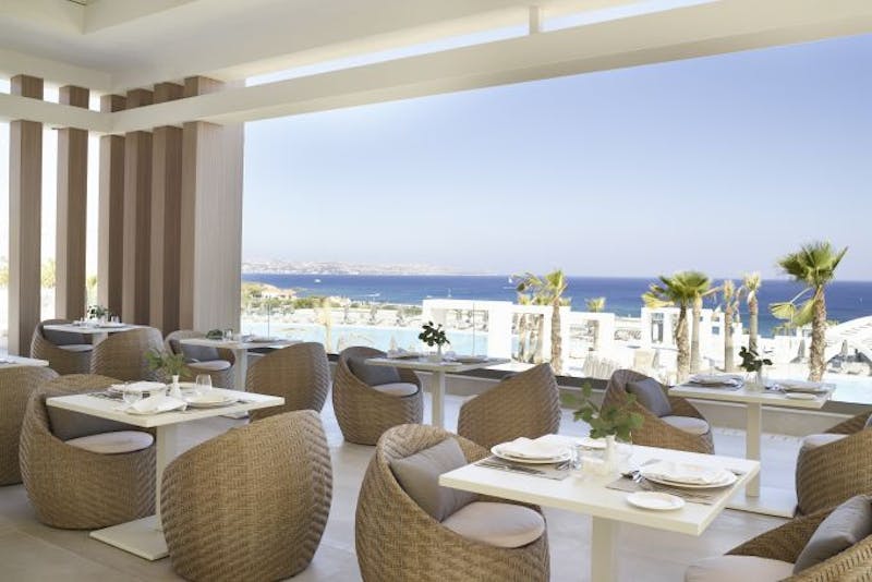 HotelGriechenlandMayia Main Restaurant Waterfront Veranda 2
