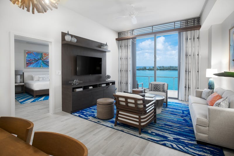 HotelBahamasNassau Margaritaville Livinroom Suite