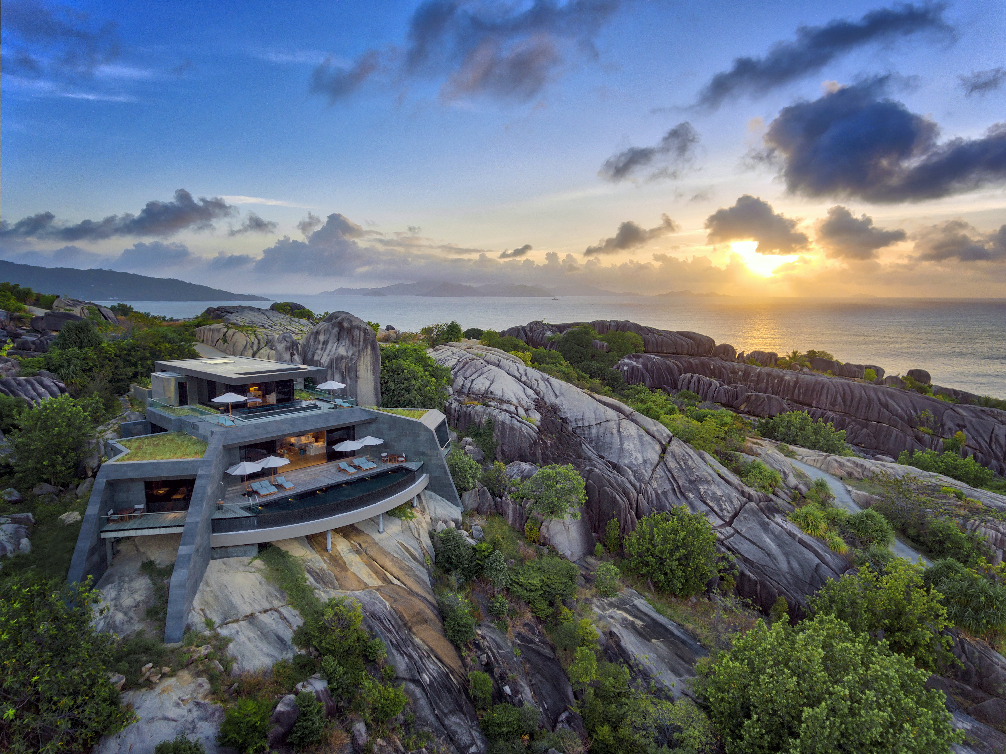 HotelSeychellenSix Senses Zil PaysonFour Bedroom Residence Exterior Oceanview