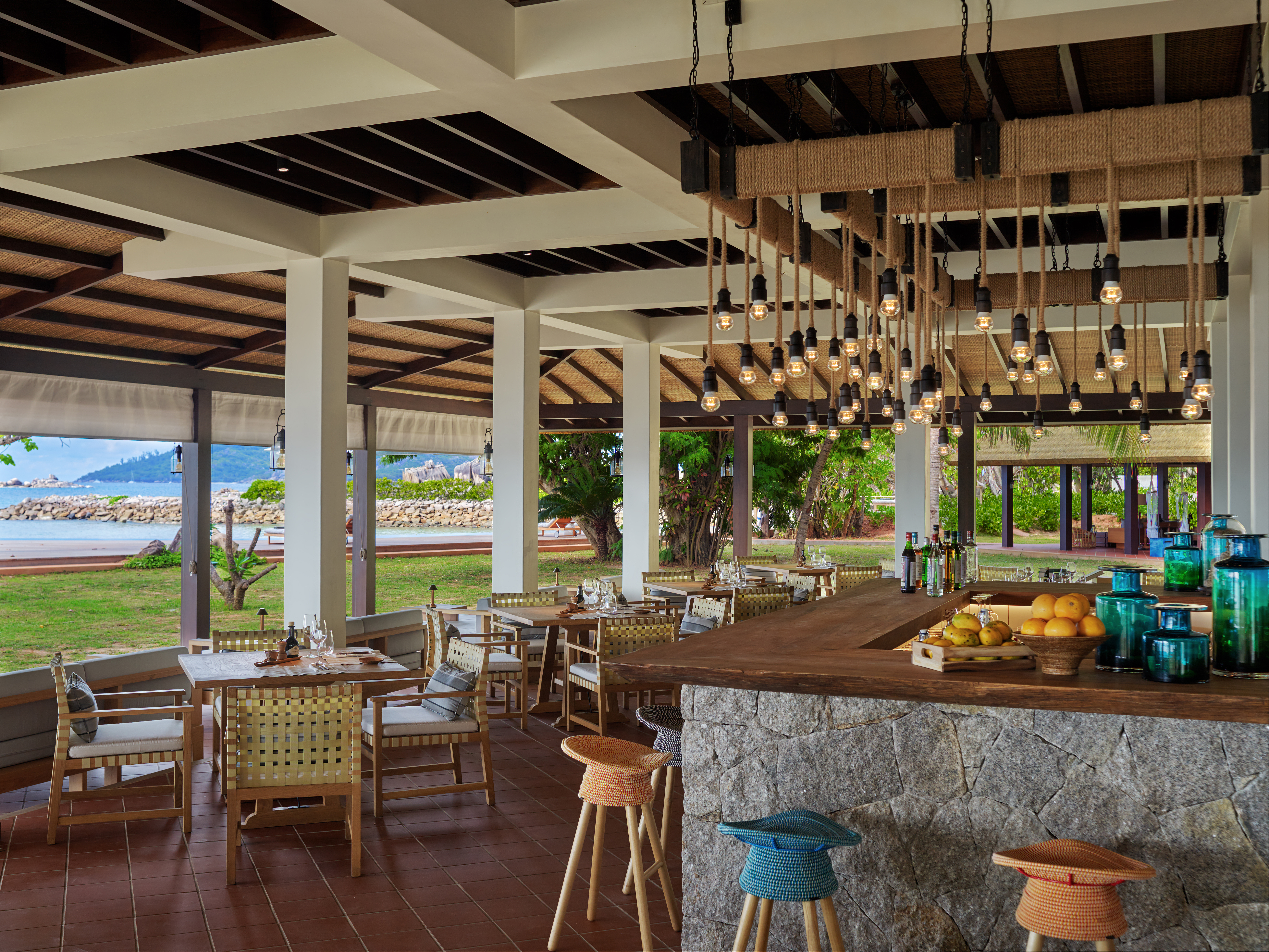 HotelSeychellenSix Senses Zil PaysonIsland Cafe