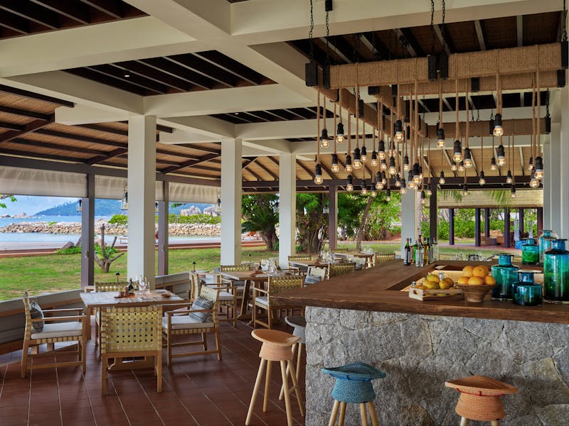 HotelSeychellenSix Senses Zil PaysonIsland Cafe