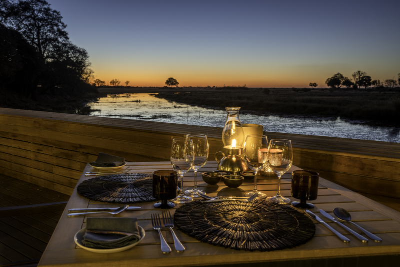 HotelBotswanaLinyanti Kings Pool Abendessen